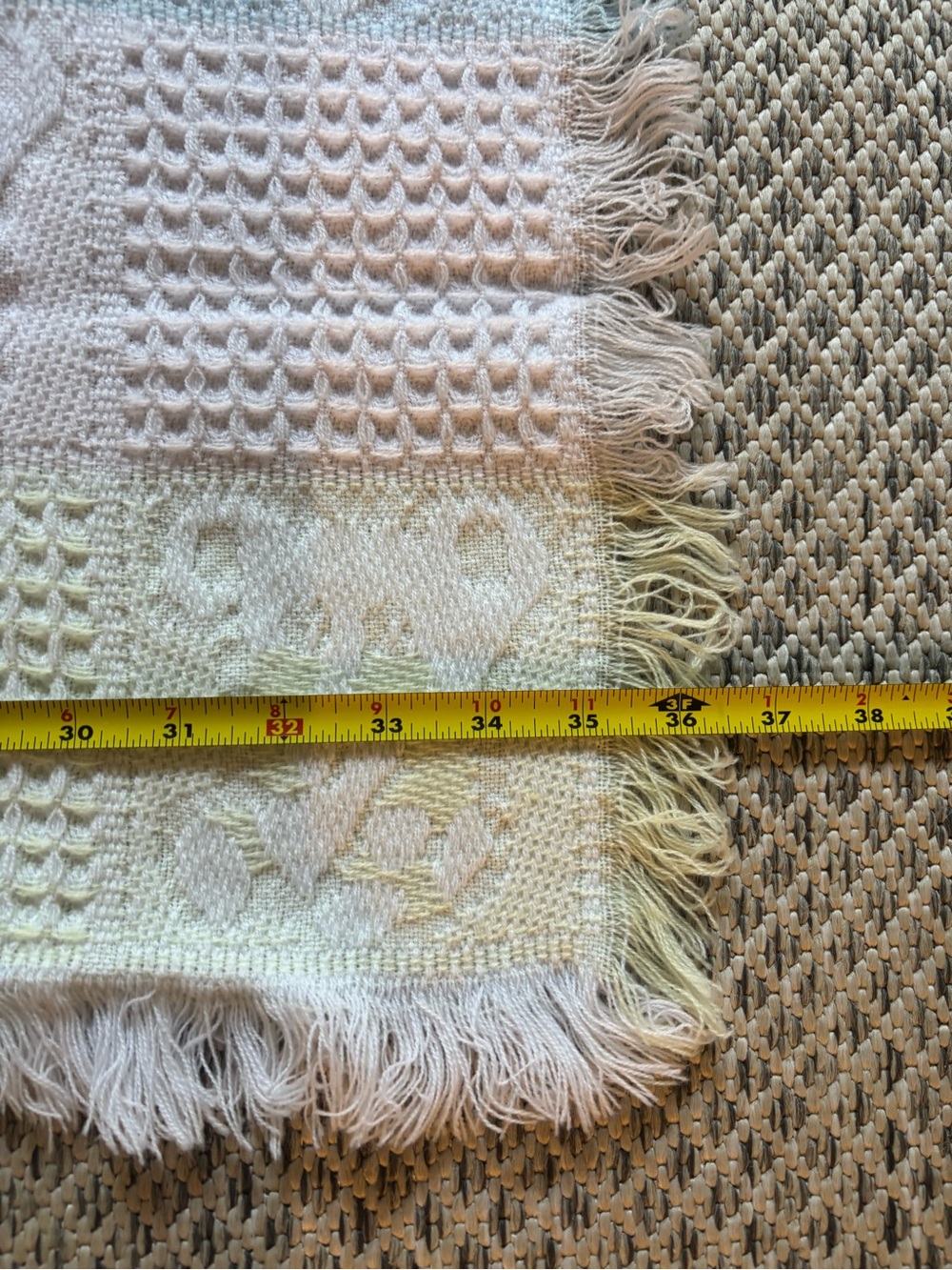 Pastel vintage baby blanket - Picture 5 of 9